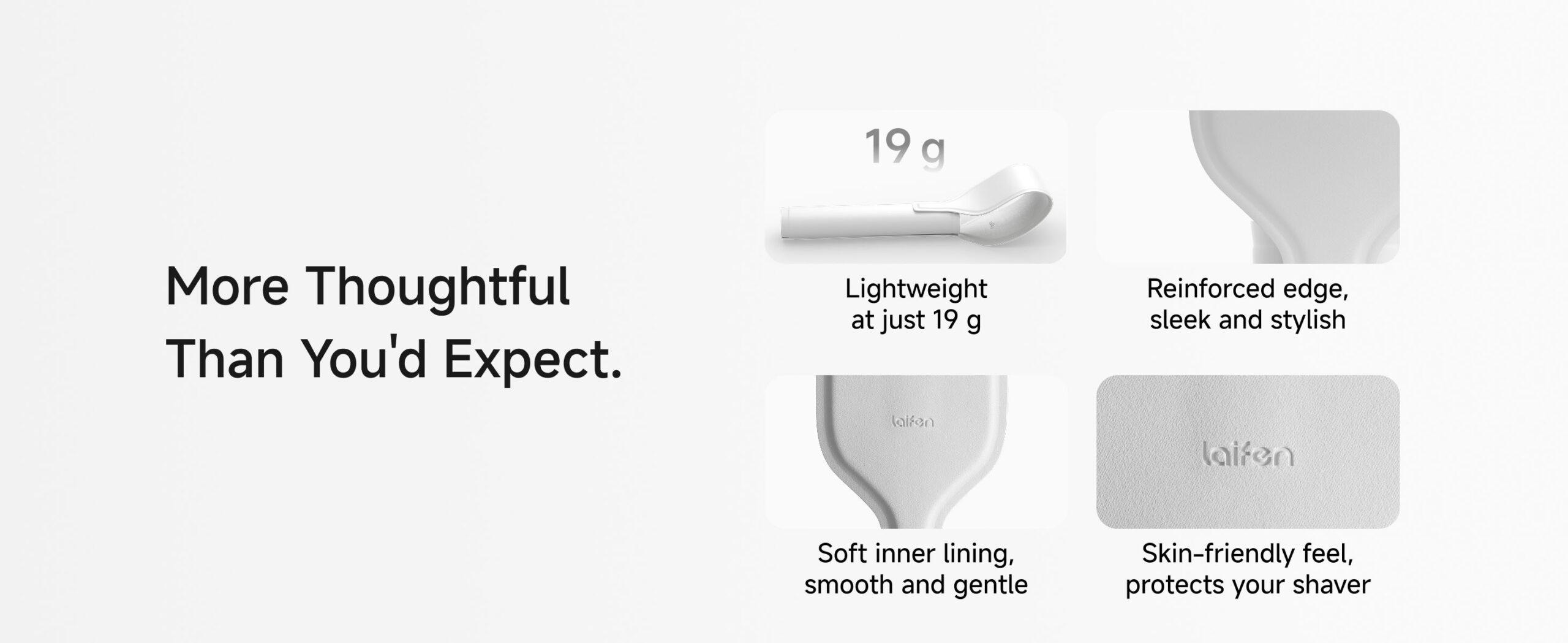 Laifen Pouzdro na holicí strojek T1 Pro White 4 9908e87797acd89e0b3f8a6d8efe9f04